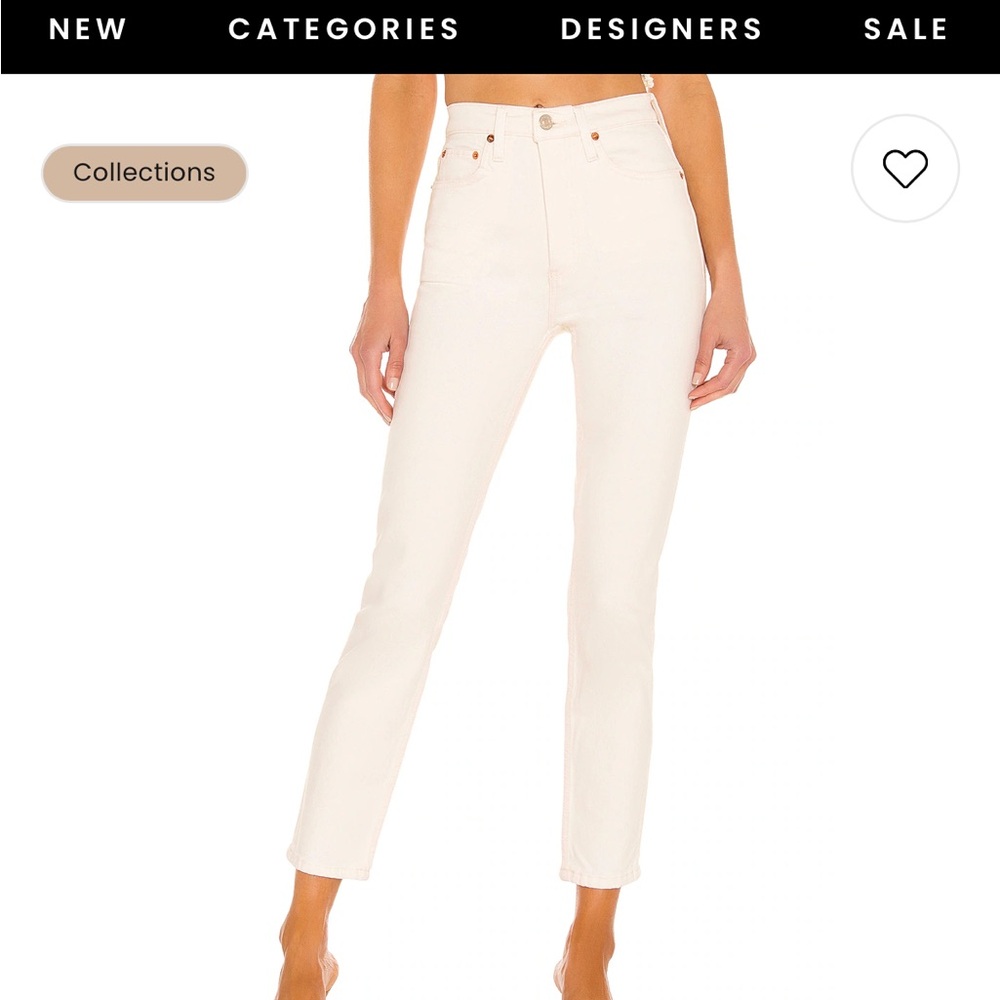 Orginals 90s High Rise Ankle Crop in Vintage White